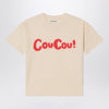 Mini Rodini Light beige T-shirt in organic cotton