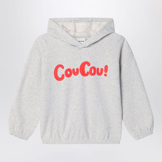 Mini Rodini Grey organic cotton hoodie
