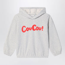  Mini Rodini Grey organic cotton hoodie