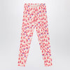 Mini Rodini Red patterned leggings in organic cotton