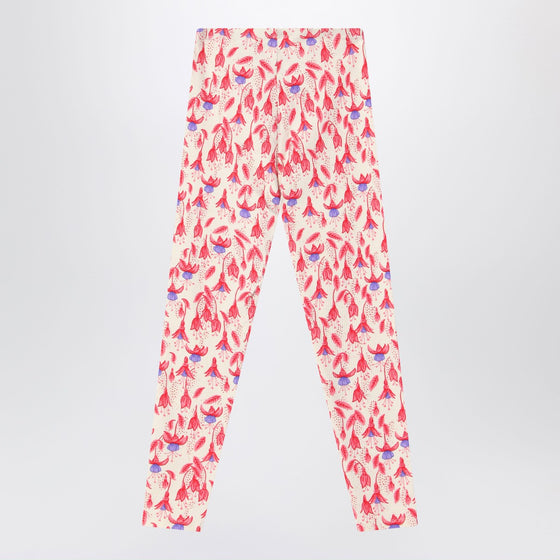 Mini Rodini Red patterned leggings in organic cotton