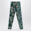 Mini Rodini Green organic cotton leggings