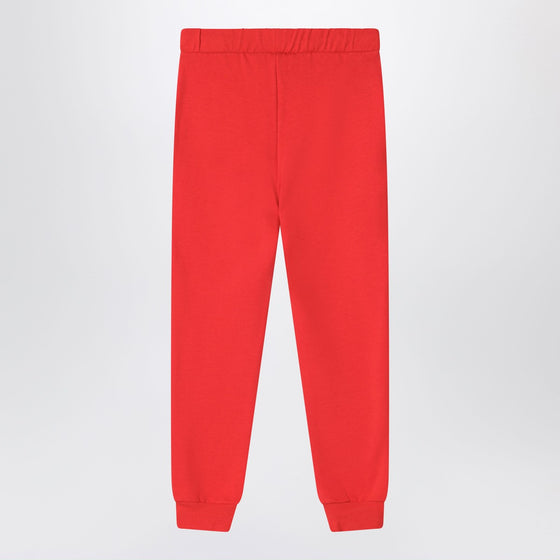 Mini Rodini Red organic cotton jogging trousers