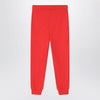 Mini Rodini Red organic cotton jogging trousers