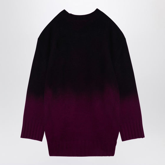 The Attico Oversized pink degrade jumper