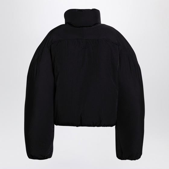 JACQUEMUS Black La doudoune courte Caraco bomber jacket