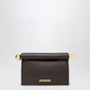 JACQUEMUS The small brown Rond Carré pouch