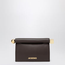  JACQUEMUS The small brown Rond Carré pouch