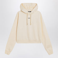  JACQUEMUS Light beige Gros Grain hooded sweatshirt