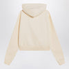 JACQUEMUS Light beige Gros Grain hooded sweatshirt