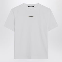  JACQUEMUS White T-shirt with logo patch