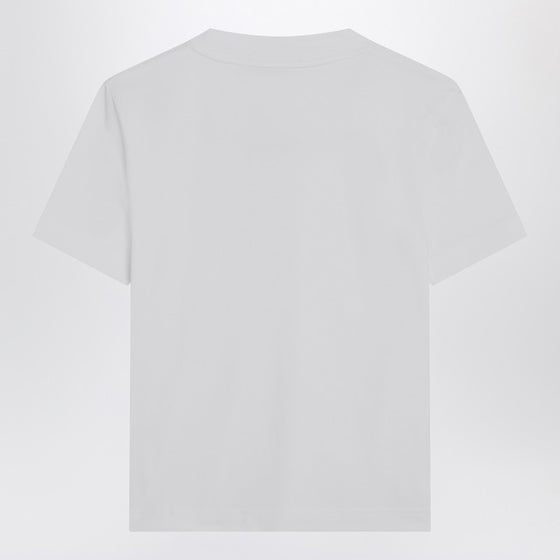 JACQUEMUS White T-shirt with logo patch
