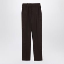  JACQUEMUS Brown trousers in silk blend
