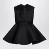 JACQUEMUS Black wool and silk Spalla Top