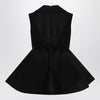 JACQUEMUS Black wool and silk Spalla Top