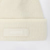 JACQUEMUS Ribbed wool hat off white