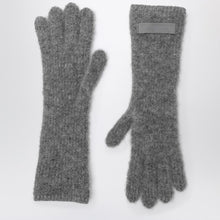  JACQUEMUS Gray alpaca gloves