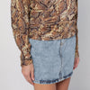 ISABEL MARANT Snake Print Marlin Blouse