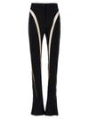 Mugler Mesh Insert Leggings