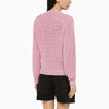 ISABEL MARANT Recycled polyester pink crew-neck jumper