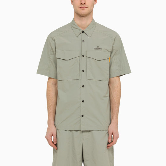Parajumpers Shadow grey Pete shirt in nylon and cotton