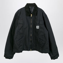  Sacai x Carhartt WIP Black cotton zip jacket