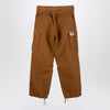 Sacai x Carhartt WIP Beige cotton cargo trousers
