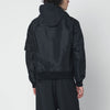Sacai Black nylon jacket with double zip