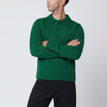  Sacai Green wool sweater
