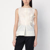 MKDT Studio Atelier Tami ivory top in silk and wool