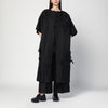 MKDT Studio Atelier Cova black coat in silk and wool