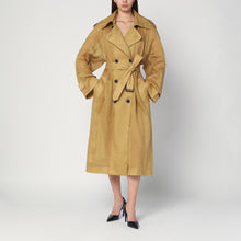  MKDT Studio Double-breasted Cici trench coat in ramie