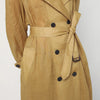 MKDT Studio Double-breasted Cici trench coat in ramie