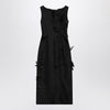 MKDT Studio Atelier Dove black dress in silk and wool
