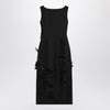 MKDT Studio Atelier Dove black dress in silk and wool