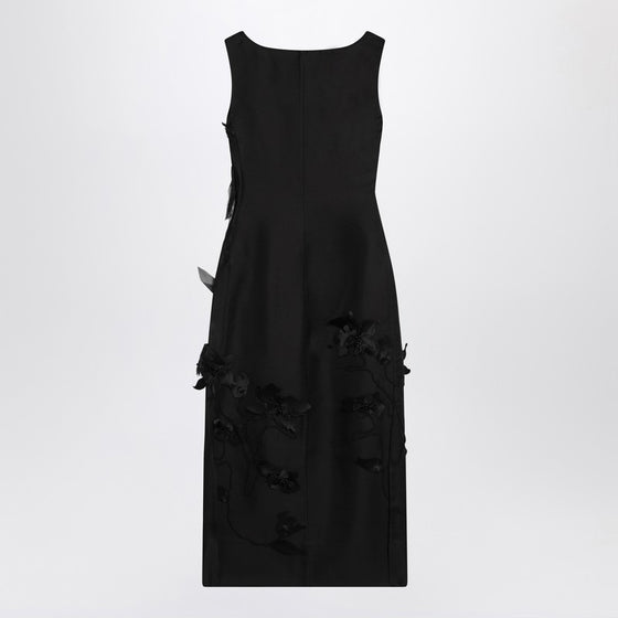 MKDT Studio Atelier Dove black dress in silk and wool