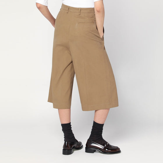 MKDT Studio Long beige bermuda shorts Pennie