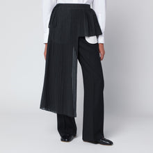  MKDT Studio Gray Avery-Atelier pleated half-skirt