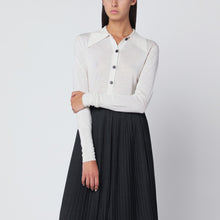  MKDT Studio Stone-coloured Kassy cardigan in wool