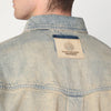 New Amsterdam Surf Association Faded beige denim shirt