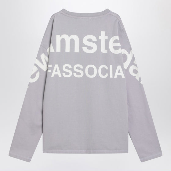 New Amsterdam Surf Association Oversized lavender T-shirt with logo