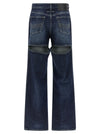 Jean Paul Gaultier The Blue Cut-out Jeans