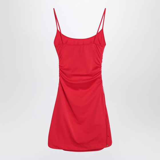 The Attico Red beach cover-up in stretch fabric