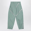 The Attico Sage green trousers with zip