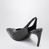 The Attico Black Viper Slingback