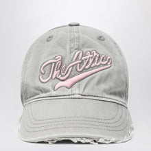  The Attico Vintage-effect grey baseball cap