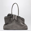The Attico La Passeggiata Medium bag in grey suede