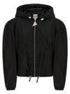 The Attico Maxi Hood Bomber Jacket