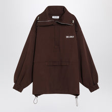 The Attico Brown cotton sweatshirt with logo
