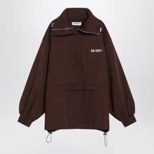  The Attico Brown cotton sweatshirt with logo